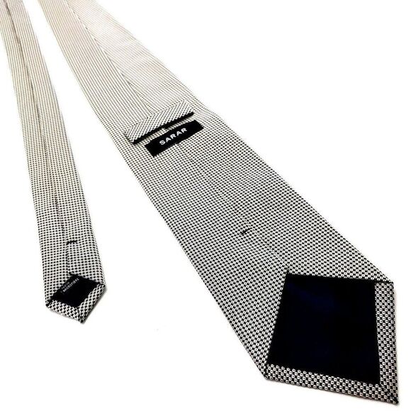 Sarar Gray‎ Microfiber Tie Woven Micro Check - Picture 3 of 6